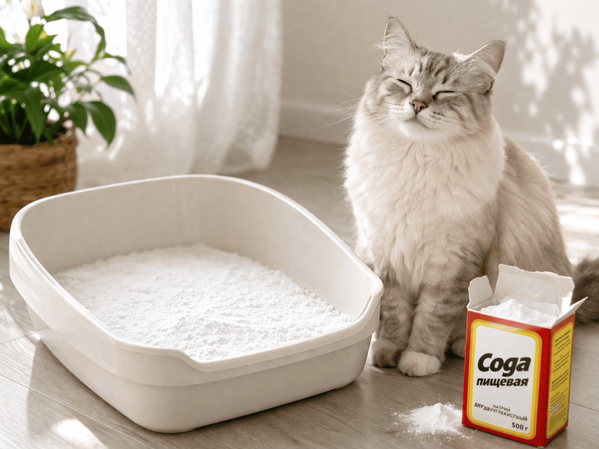 Сыплю 1 горсть пищевой соды в лоток — и запах кошачьей мочи исчезает навсегда: даже старый пластик перестаёт вонять Сыплю 1 горсть пищевой соды в лоток — и запах кошачьей мочи исчезает навсегда: даже старый пластик перестаёт вонять