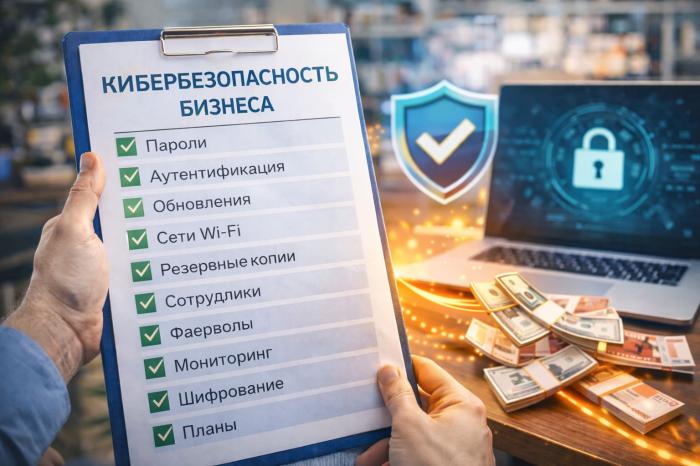 Чек-лист: 10 пунктов кибербезопасности бизнеса — сохраните, чтобы не потерять деньги